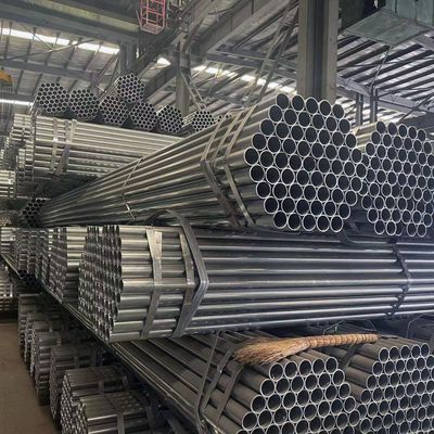 Transporte de aguas residuales de petróleo y gas tubo galvanizado de sumersión en caliente con construcción y facturación de acero soldado personalizado
