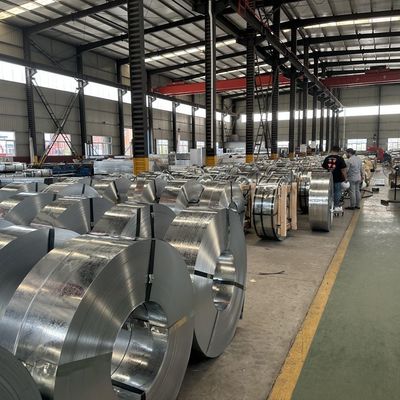DX51D Z275 G90 z40 a z270 Técnica de laminado en caliente basada en bobina de acero galvanizado sumergido en caliente
