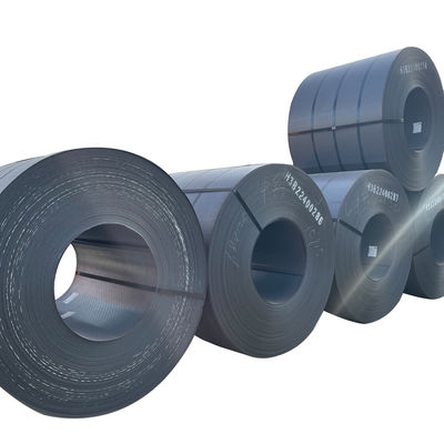 Desenrollamiento de bobinas de acero S235jr HR para intercambiadores de calor ASTM A36 grado 12mm 16mm MS bobina de hierro de carbono en superficie negra