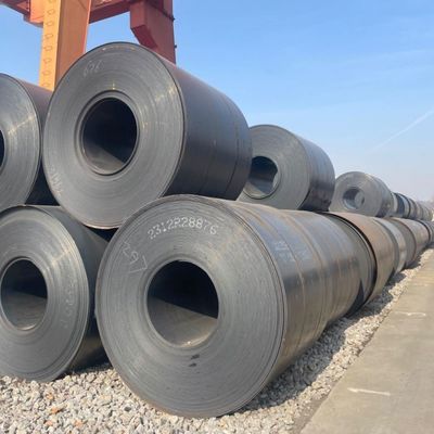 Envase de acero al carbono laminado en caliente Q195/Q235/Q235b/Q345/A36/SS400 1,2 mm 1,5 mm 1,1 mm a 12 mm ST37 con procesamiento de desenrollamiento
