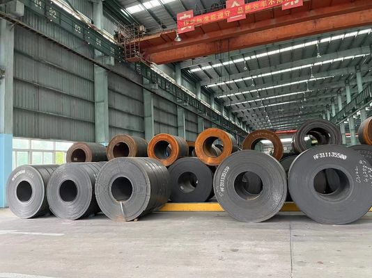 Alta resistencia de baja aleación Q195 Q215 Q235 Q255 Q275 Q355 Bobina de acero al carbono laminada en caliente para materiales de construcción de edificios