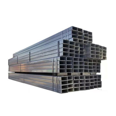 Forma de sección cuadrada Tubos de acero huecos rectangulares sin aleación Galvanizado Tubo de espesor de 38 mm