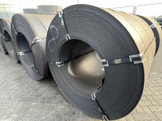 Técnica estándar JIS laminado en caliente ASTM A36 Q235B bobinas de acero al carbono de 3-20 mm de espesor para la construcción ideal