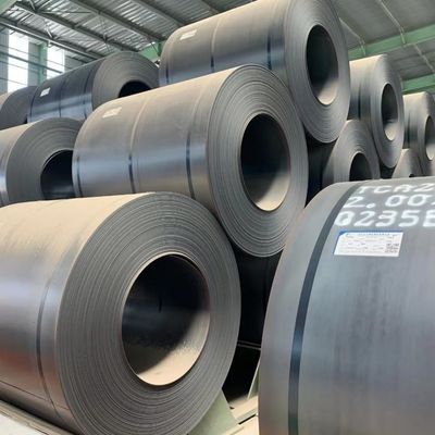 Refuerzo alto ASTM A36 A283 A387 Q235 Q345 S235jr Bobina de acero al carbono negro para la fabricación de tuberías de acero y bobinas laminadas en caliente