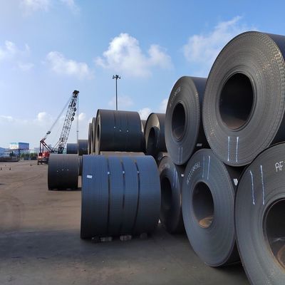 Resistencia al desgaste Q195A SPCC ST12-15 bobinas laminadas en caliente de acero al carbono para el transporte marítimo Condición de entrega Superficie