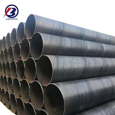 Tubos de acero soldados SSAW de 12M de longitud para el transporte de fluidos a baja presión en la industria del petróleo y el gas