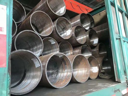 Tubos de acero soldados SSAW de 12M de longitud para el transporte de fluidos a baja presión en la industria del petróleo y el gas