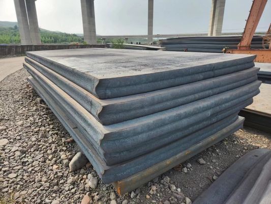 Fabricación de productos de acero laminado en frío HRC 6 mm a 20 mm Ms Placa de acero suave de carbono laminado en caliente Ss355jr St37 Metal de hierro negro