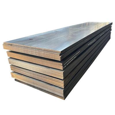 Estándar ASTM Q345 Ss400 A36 Placa de acero 5mm 6mm 9mm hrc Ms Placa de acero suave de carbono laminado en caliente para aplicaciones de resistencia