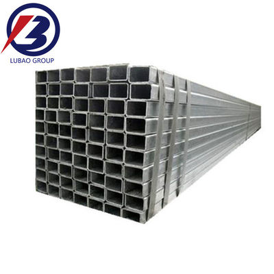 ASTM Gr60 A36 Q235 Q355 1045 Sch40 Forma de sección cuadrada Tubo de acero al carbono laminado en caliente con protección ligeramente engrasada