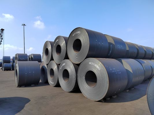ASTM Q235 Q235B Q345 bobina de acero al carbono laminada en caliente con superficie lisa y competitiva