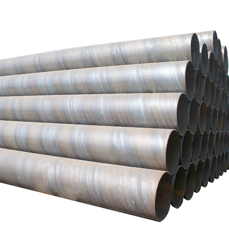 Tubo de acero al carbono de grado Q195-Q235 de soldadura en espiral con tecnología de laminado en frío y laminado en caliente y técnica ERW