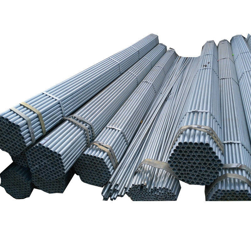 espesor 1,2-2,2 mm Certificado ASTM AISI GI Zinc recubrido MS tubo galvanizado tubo de hierro soldado para material de estructura