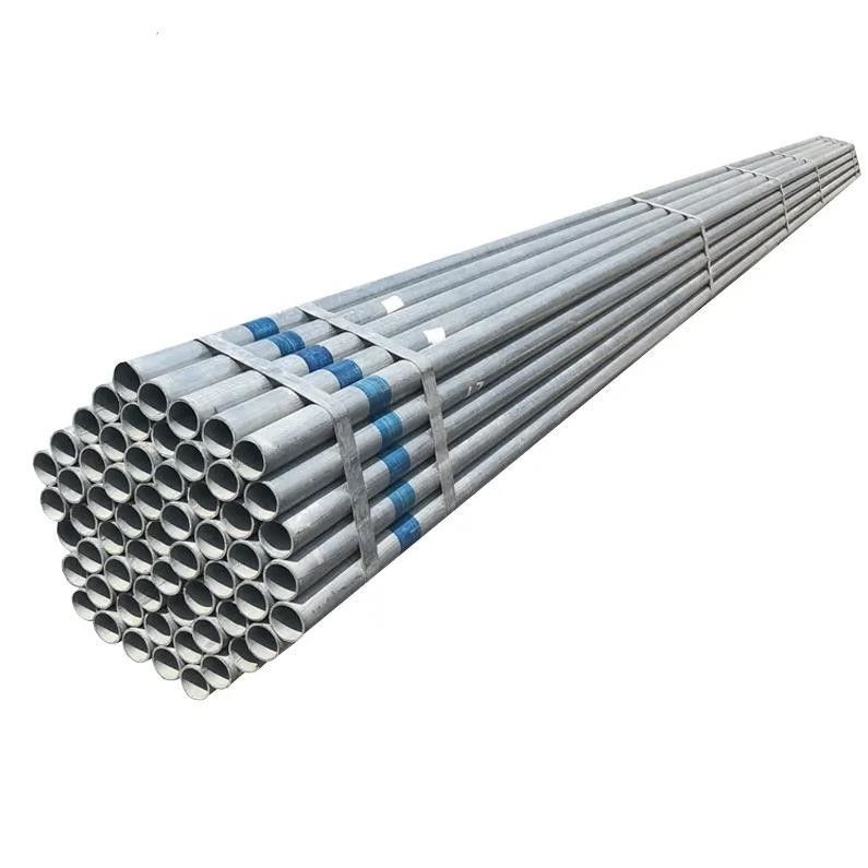 Tubo de acero galvanizado de primer nivel GI tubo redondo soldado para materiales de construcción Q195/Q215/Q235/Q345 grado S235/S355/ 20/ 45
