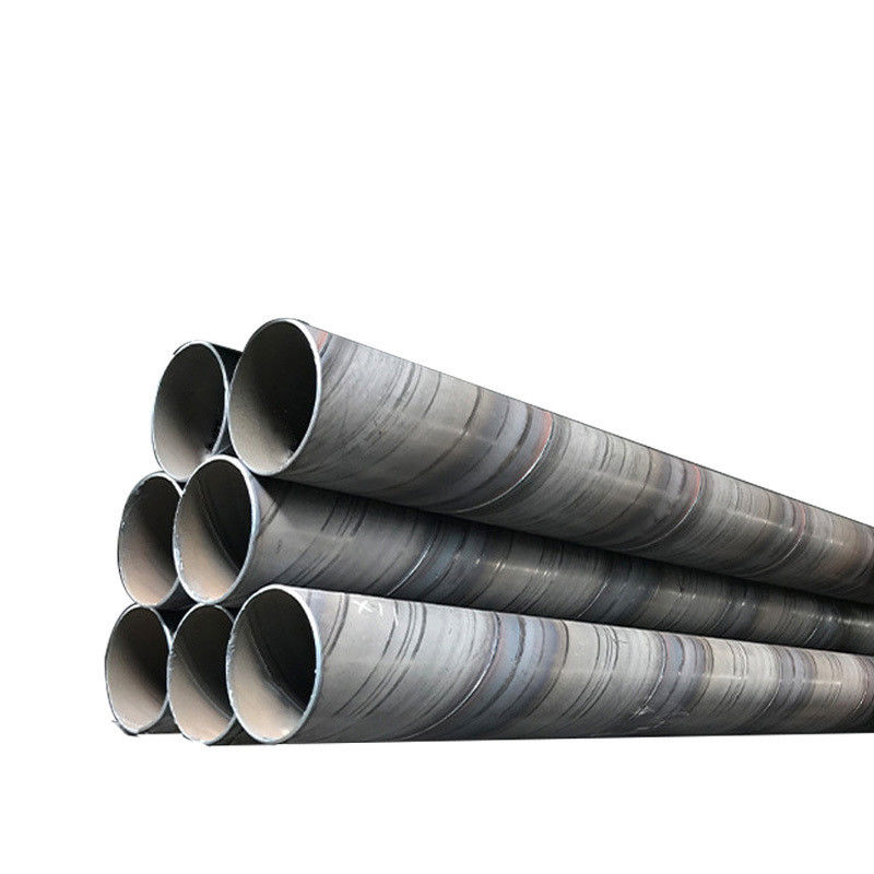 Q195/Q235/Q345/S235JR/S275JR/S355JR A53 Tubo de acero al carbono negro suave de soldadura en espiral