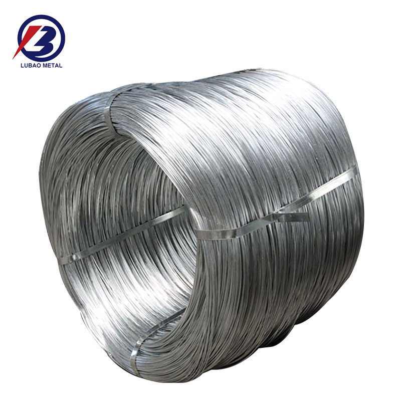 Z10 alambre de acero galvanizado GI alambre de hierro recubierto de zinc para 1mm-16mm Diámetro Q195 grado Q235