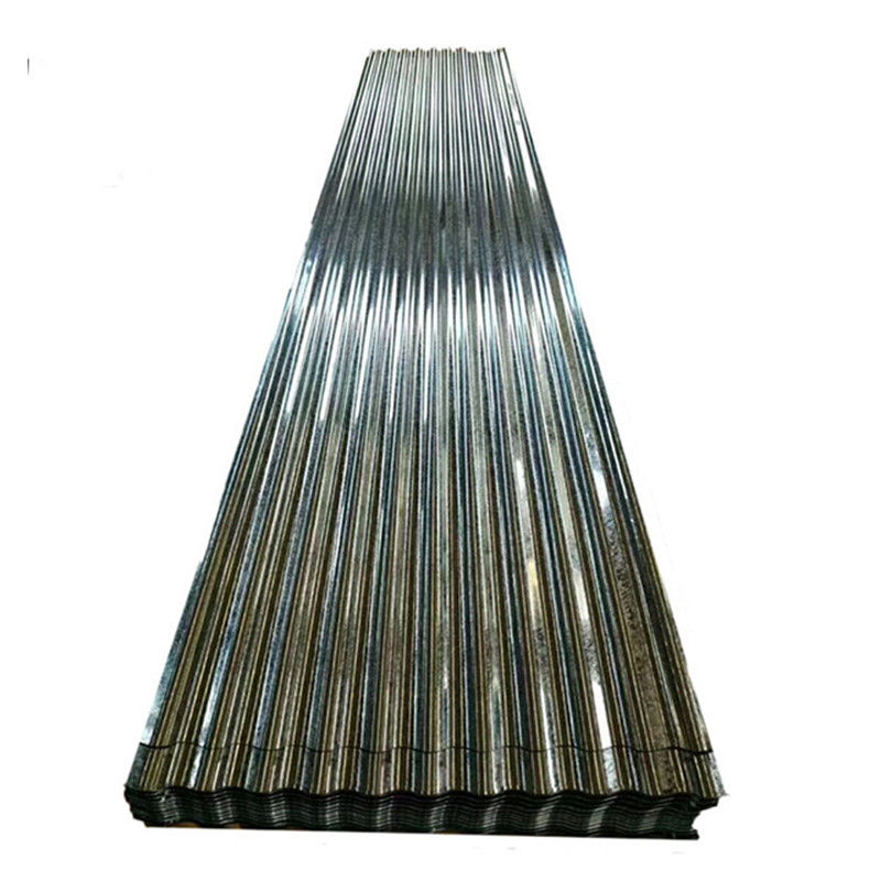 Hoja de techo de acero corrugado galvanizado brillo como solicitud de los clientes para casas y contenedores prefabricados ligeros