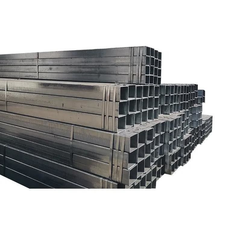 Fabricación de tuberías con tubos de acero cuadrado galvanizado de 4 x 4 pulgadas y grado Q195/Q235/Q345/S235JR/S275JR/S355JR