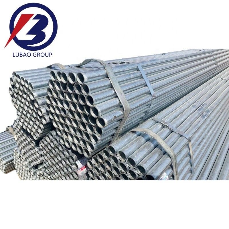 1.2-20mm tubo de acero galvanizado de carbono redondo soldado para invernadero con tecnología de laminado en caliente y certificación ISO9001
