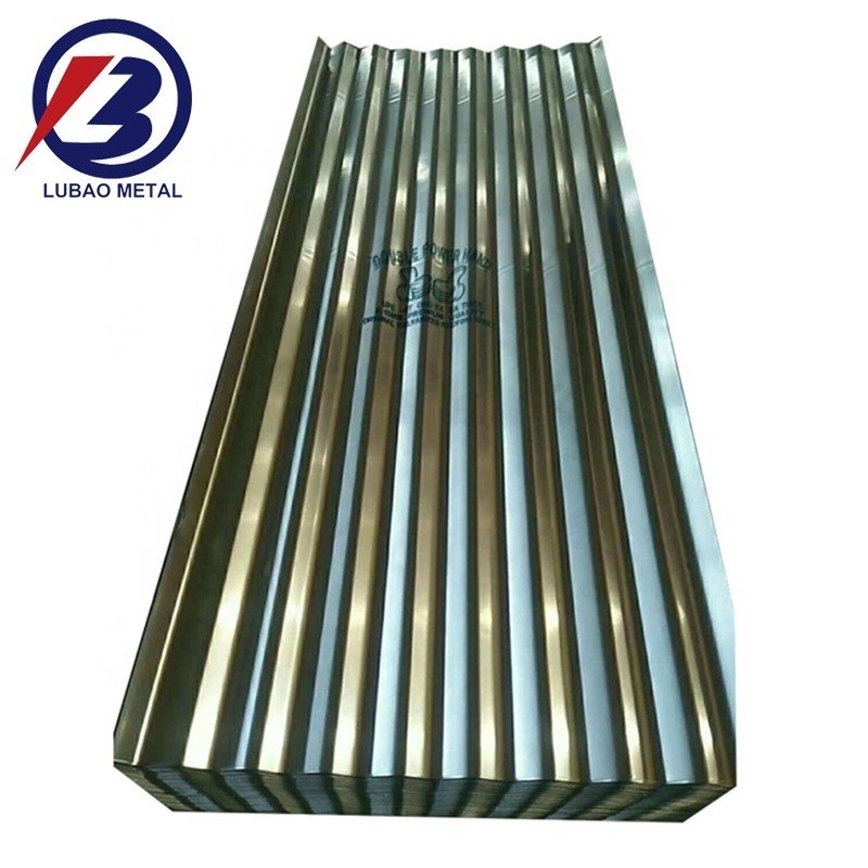 Buen Techo Estándar DIN Hoja de metal galvanizado caliente 0,35 mm Hoja de acero hierro Gi metal corrugado revestido de techo galvanizado