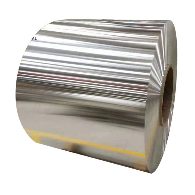 Superficie de plata 3003 bobina de aluminio 4047 lámina de rollo de aluminio recubierto lámina de aluminio laminada en frío