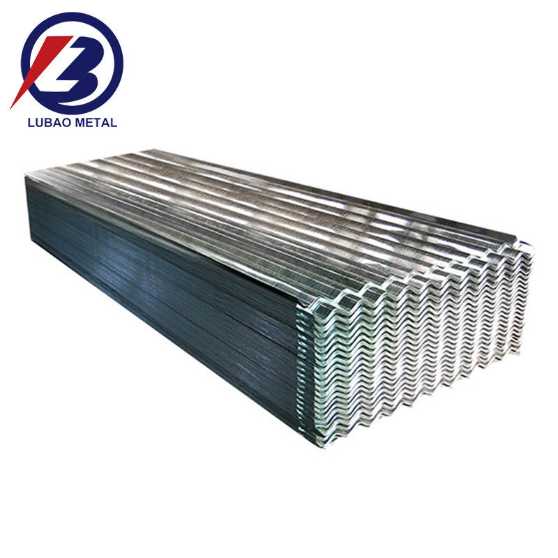 espesor 0,12-0,35mm DX51d SGCC GI Hojas de techo corrugado galvanizado Hojas de techo corrugado zinc