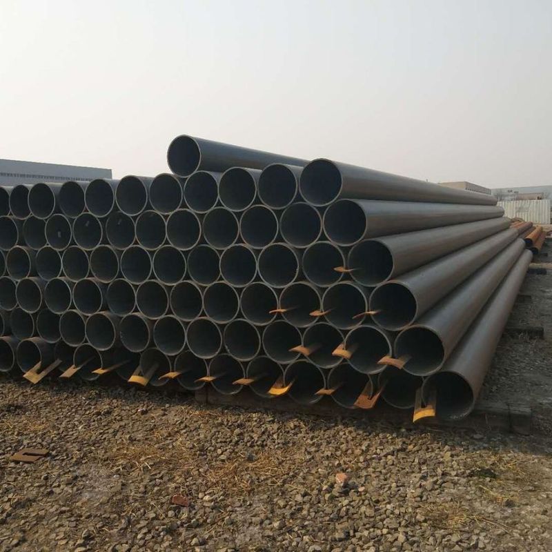 Diámetro exterior 219-3048 mm Servicio de procesamiento de flexión Tubo de metal laminado en caliente Tubo de costura recta soldado para materiales de construcción