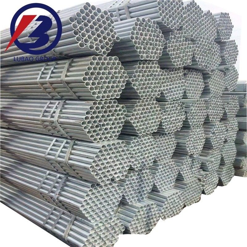 Tubos de acero galvanizado personalizados para materiales de construcción resistentes con recubrimiento de zinc de 200 a 700 g/m2