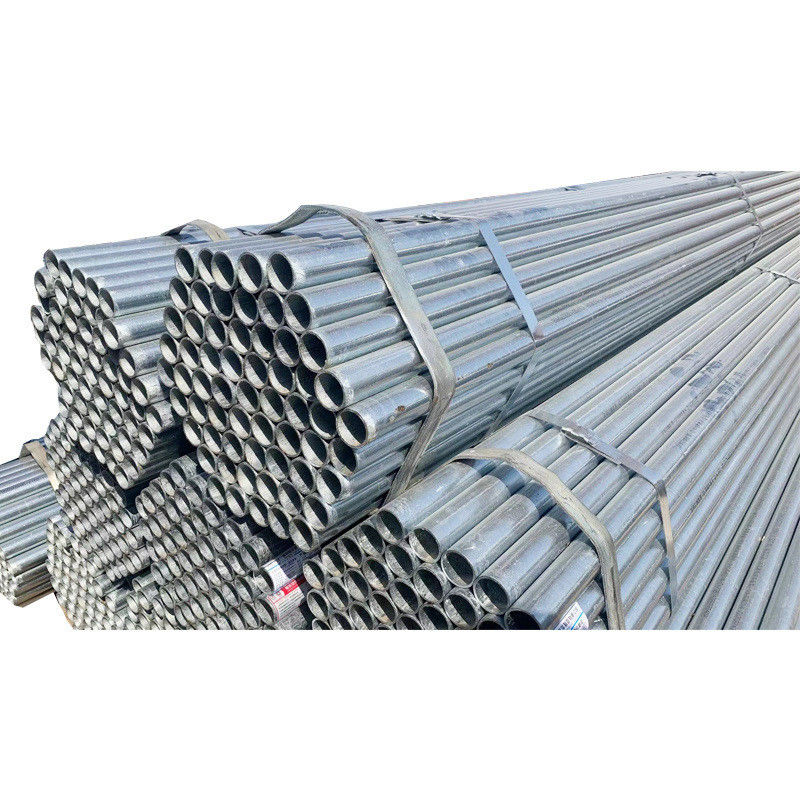 Tubo de acero pre-galvanizado Q235 Q345 personalizable con longitud de 6,4M y diámetro exterior de 26,9 310 mm