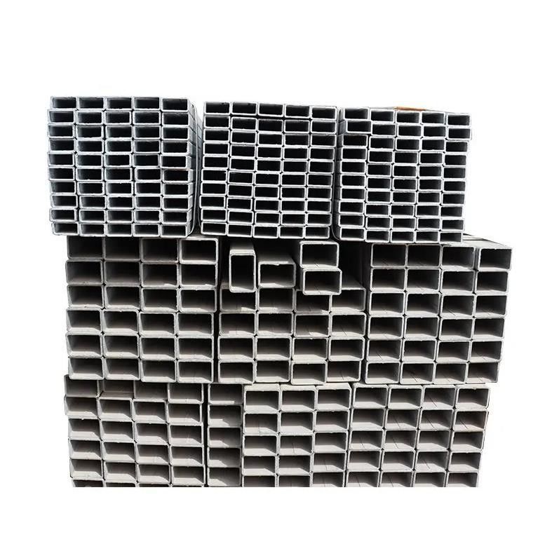 40x40x2.5 6061 6063 Tubos de acero galvanizados en caliente para uso industrial en la construcción