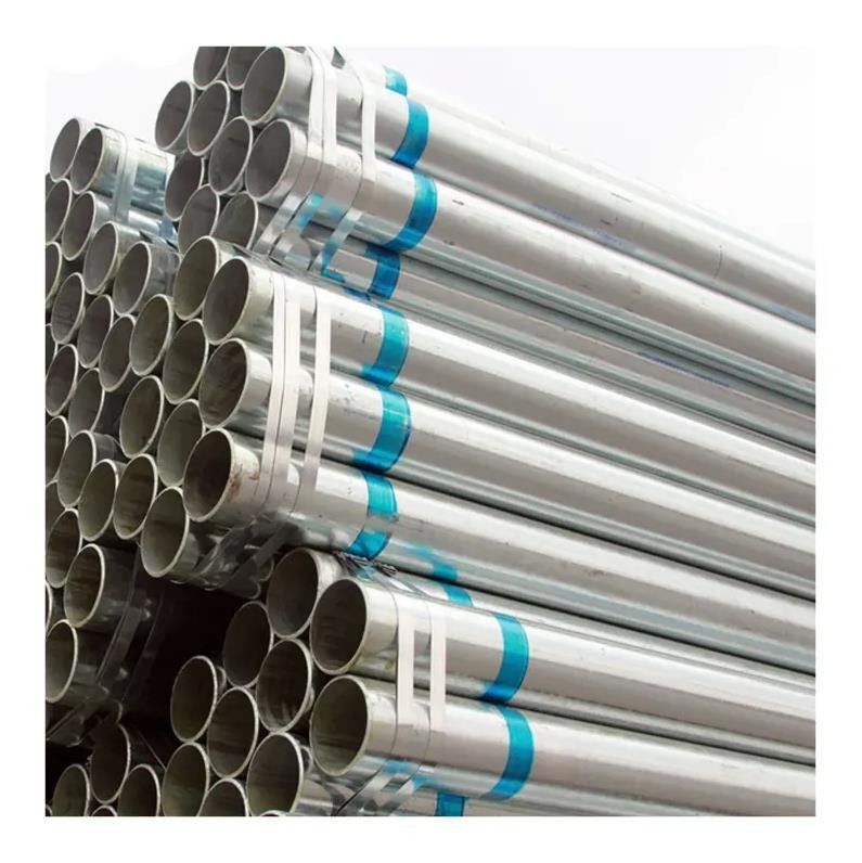Tubo de acero galvanizado de pared gruesa por pie