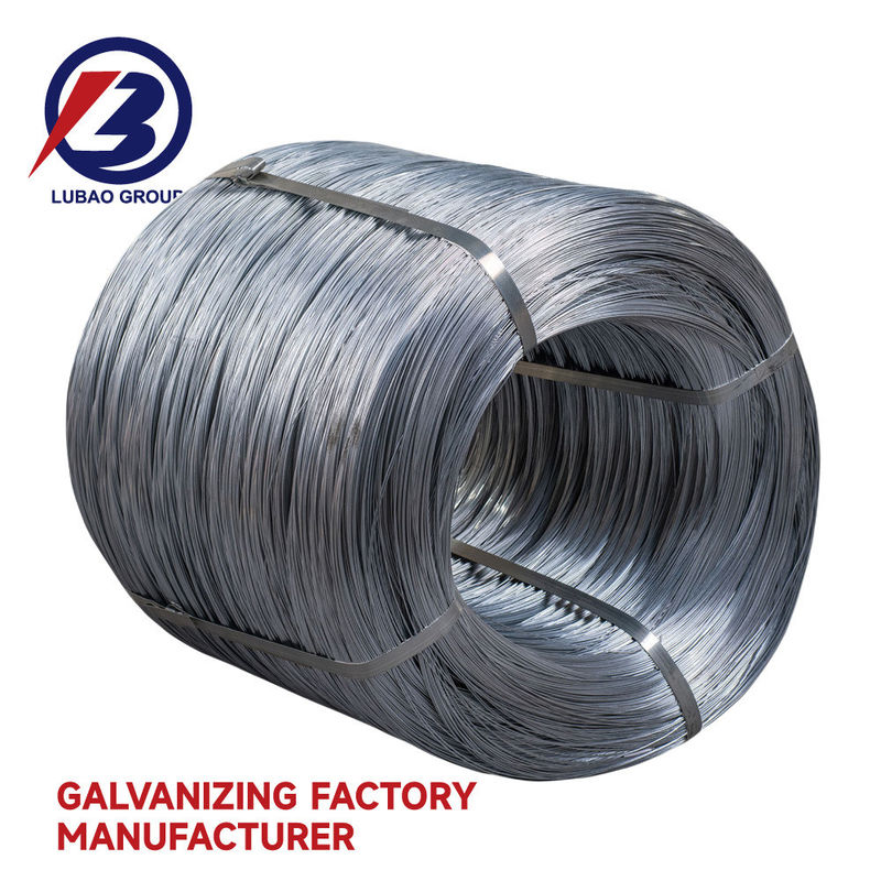 Produce el resorte con QUNKUN 2mm de alambre galvanizado de hierro acero BWG 20 21 22 GI de unión de plata electro galvanizado a un precio razonable