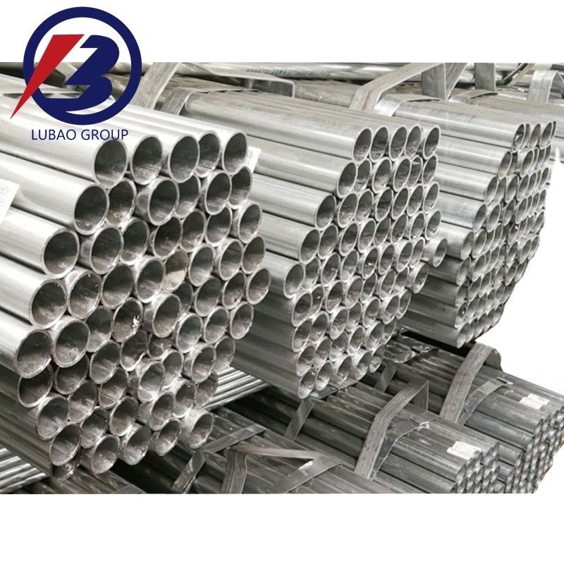 Estándar ASTM Q235 Tubo galvanizado por inmersión en caliente Tubo de acero soldado personalizado Tubo de acero soldado para construcción