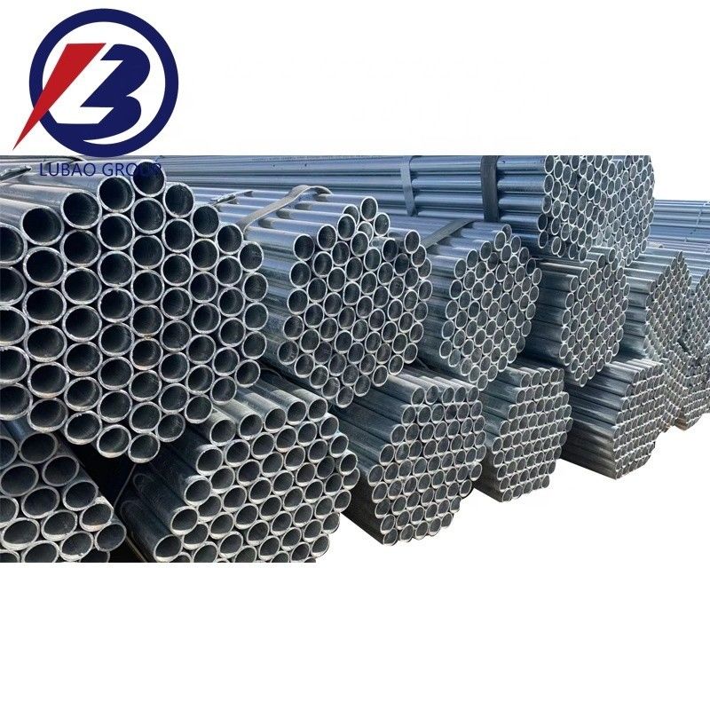 Tubos de pared gruesa Tubos galvanizados para la construcción Tubos de acero soldados personalizados Materiales de construcción resistentes a la corrosión