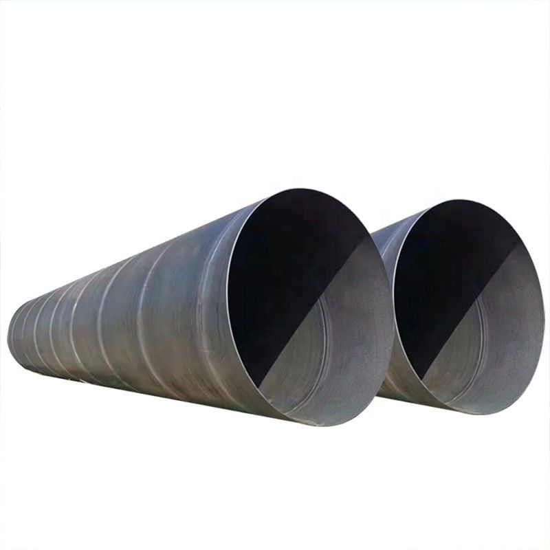 Protector de extremo de tapa de tubería de plástico tubería de carbono hueca laminada en caliente 12m de gran diámetro tubería de acero SSAW para gas
