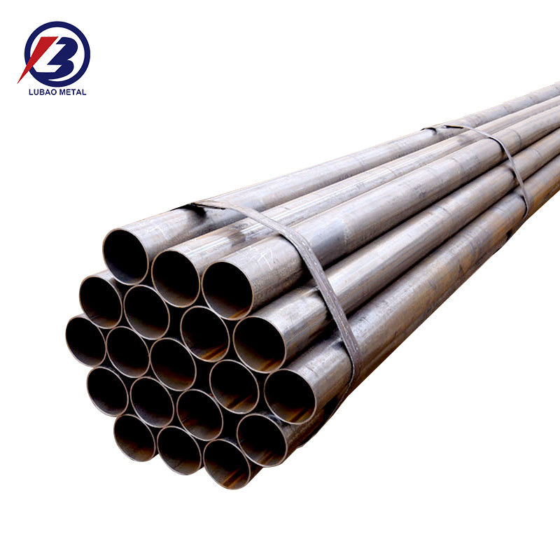 2.0-6.0 mm espesor de pared salida ASTM A36 Q345 Q235B tuberías de acero soldadas con costura recta para el transporte de gas y petróleo