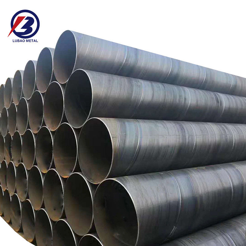 Tubos de acero soldados SSAW de 12M de longitud para el transporte de fluidos a baja presión en la industria del petróleo y el gas