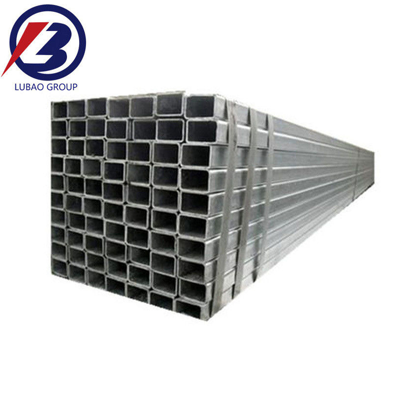 ASTM Gr60 A36 Q235 Q355 1045 Sch40 Forma de sección cuadrada Tubo de acero al carbono laminado en caliente con protección ligeramente engrasada